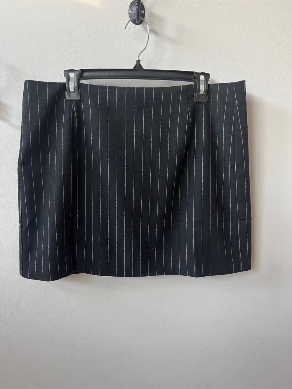 Madewell Black Pinstripe Women’s Skirt
